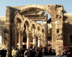 Some of the historical buildings present in the city are the Temple of Jupiter which was built by Romans in the reign of Augustus; Citadel of Damascus